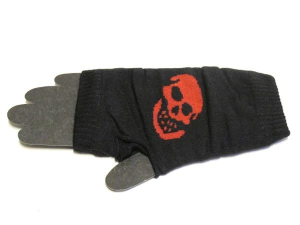 Fingerlösa vantar - Dödskalle
