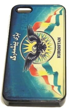 Peshmerga /Kurdiska flagga mobilskal Iphone 7