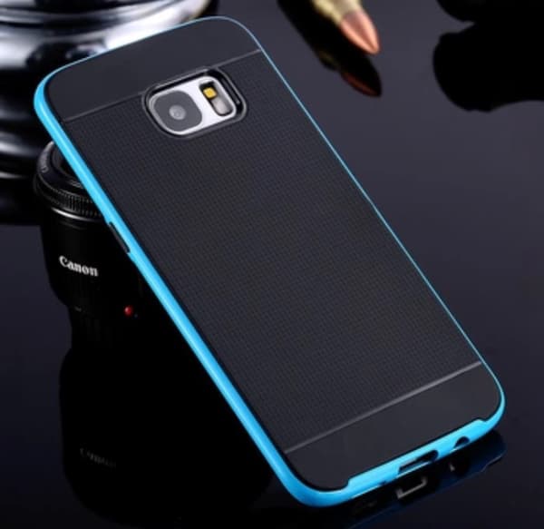 S7 EDGE Shockproof skal VIT