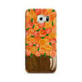 Miniatyrbild 3 av 5: Skal till Samsung Galaxy S6 - Orange Flowers
