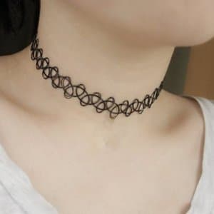 Choker Tattoo Spets Halsband 90-tal