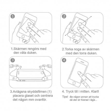 XS Premium skjermbeskyttelsesglass Samsung Galaxy Xcover 3 (SM-G388F)