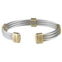 Sabona Magnetarmband Trio Cable Stainless Gold