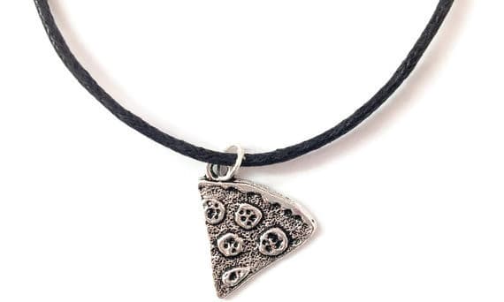 Necklace - Pizza Slice - Two Pieces - Chain