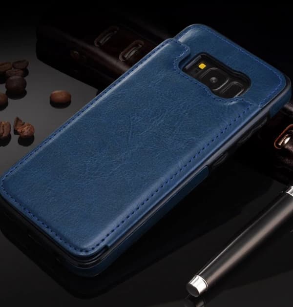 Samsung Galaxy S8+ Läderskal med Plånbok/Kortfack NKOBEE