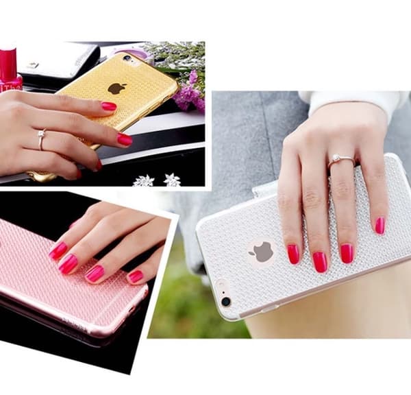 iPhone 6/6S - Elegant silikonskal (SPARKLING STONES) Nyhet!