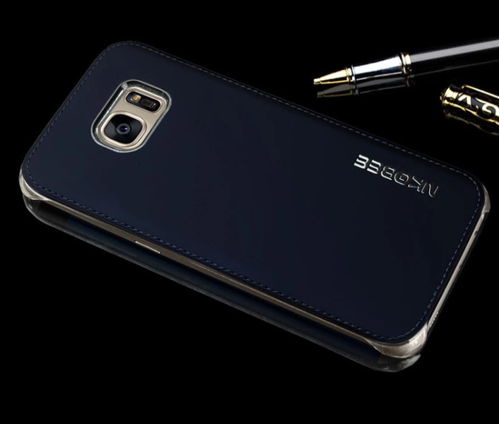Samsung Galaxy S7 Edge - NKOBEE Stilrent Läderskal (ORIGINAL)