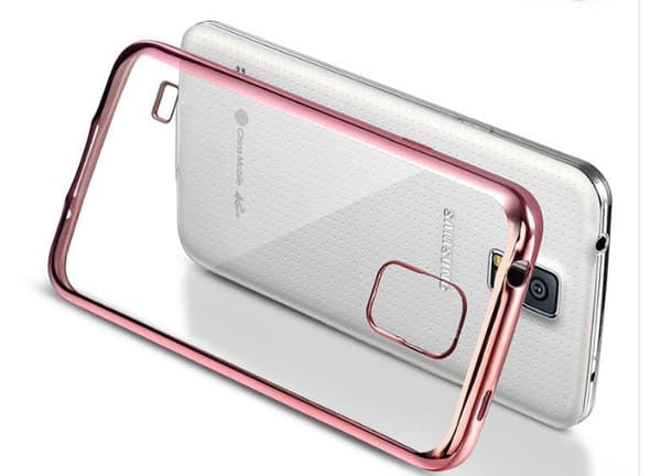 Sams S5 Silikonskal ROSÉGULD