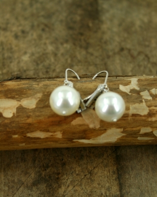 Örhängen Seashell pearl