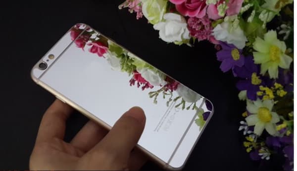 iPhone 6 Skydd-spegel SILVER