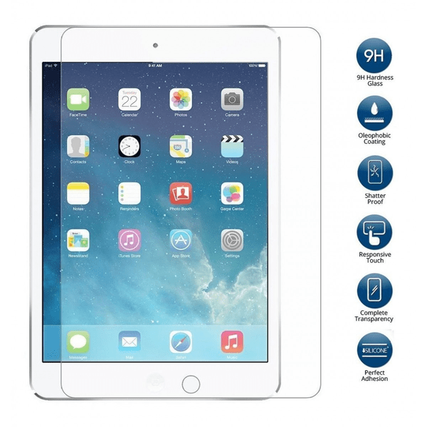 iPad 3/4 Glasskärm VIT inklusive Homeknapp och Tempered Glass