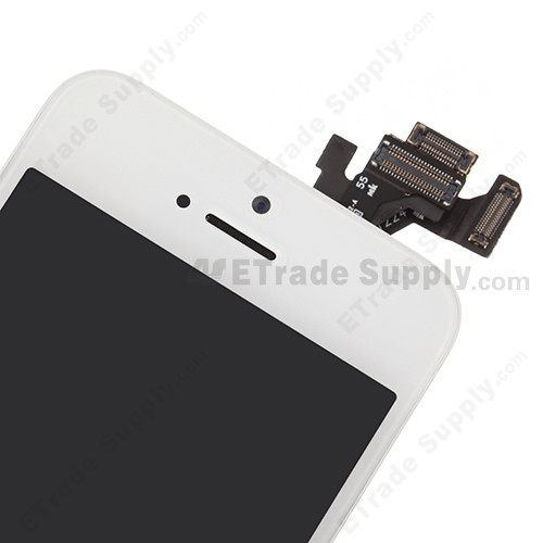 Phone 5 LCD Display Skärm VIT (AAA+ kvalitet)