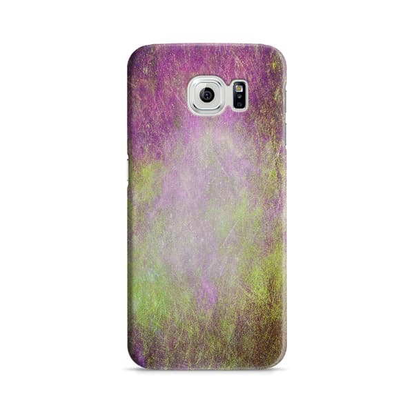 Skal till Samsung Galaxy S6 - Grunge texture - Lila