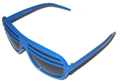 Shutter Shades Glas - Blå