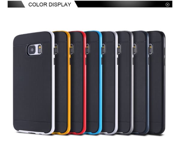 S7 EDGE Shockproof skal VIT