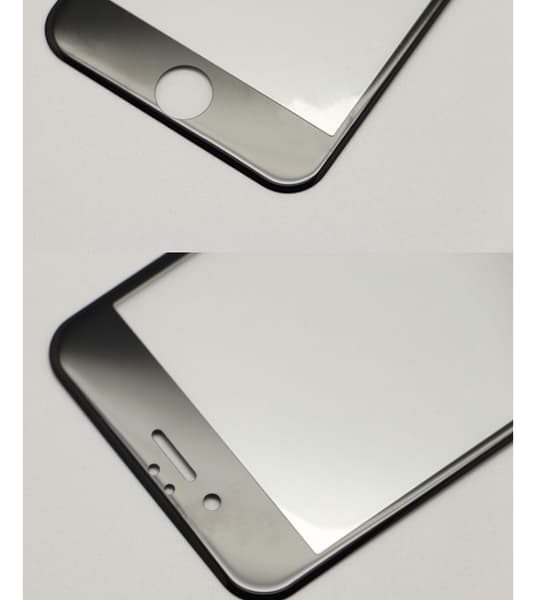 6 plus Silikonglas SVART