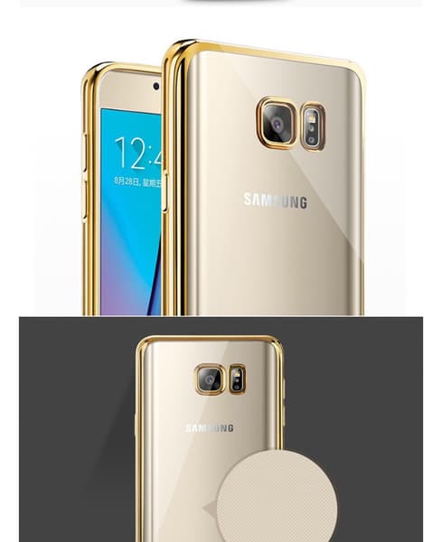 S6 Edge Silikonskal GRÅ