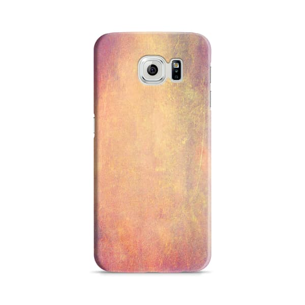 Skal till Samsung Galaxy S6 - Grunge texture - Persika