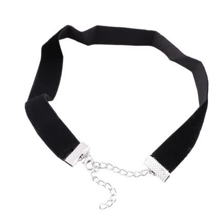Choker/Kaulanauha - Crescent Moon - Velvet