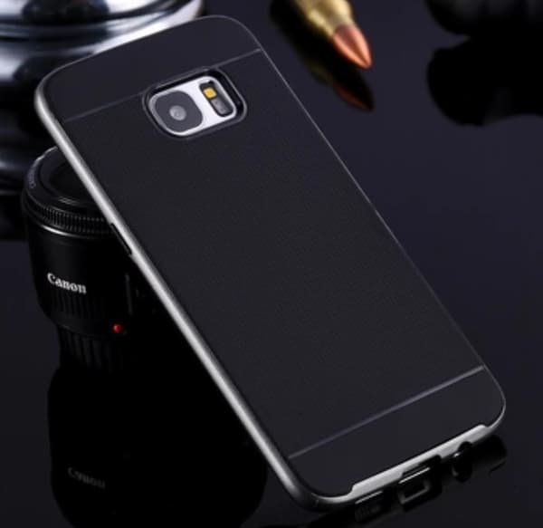 S7 EDGE Shockproof skal VIT