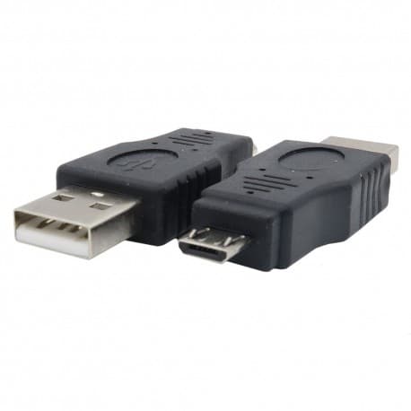 Adapter USB A Hane till Micro USB B Hane