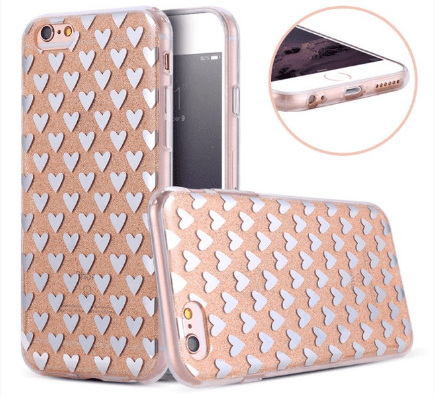 6/6s + Crystalheart -SILVER-