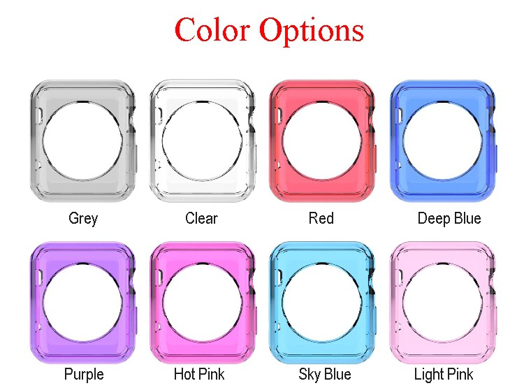 Apple Watch 42mm - ProGuard Originalskal (Silikon) CRYSTAL