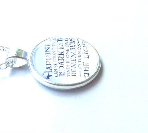 Halsband - Happiness can be found... - Dumbledore - Harry Potter