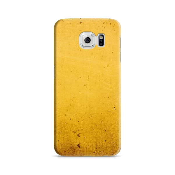 Skal till Samsung Galaxy S6 - Grunge texture - Orange