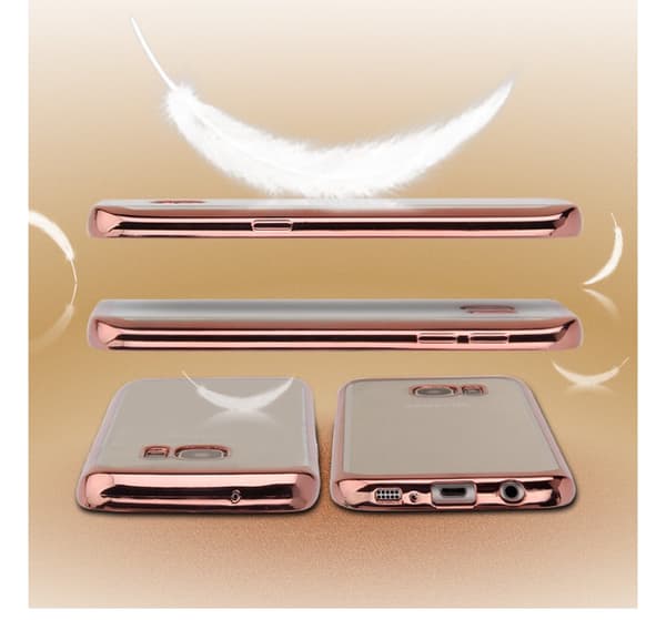 S7 Edge Silikonskal SILVER