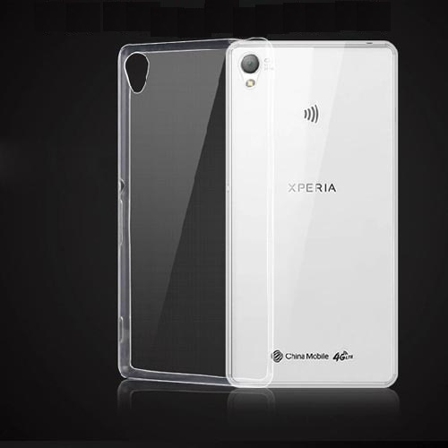 Bild av sony xperia Z1 Silikon Gummi TPU Mjukt Skal Ultra thin 0.3mm