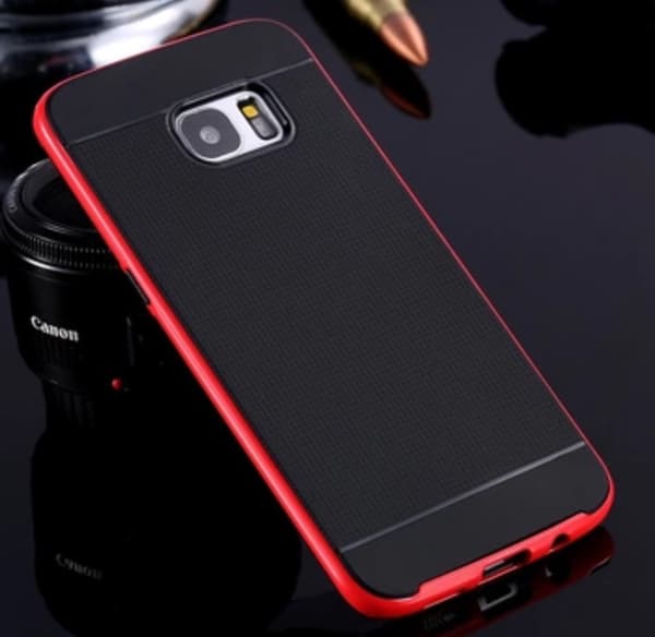 S7 EDGE Shockproof skal VIT