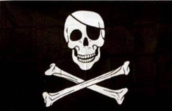 Flagga - Pirat Skalle