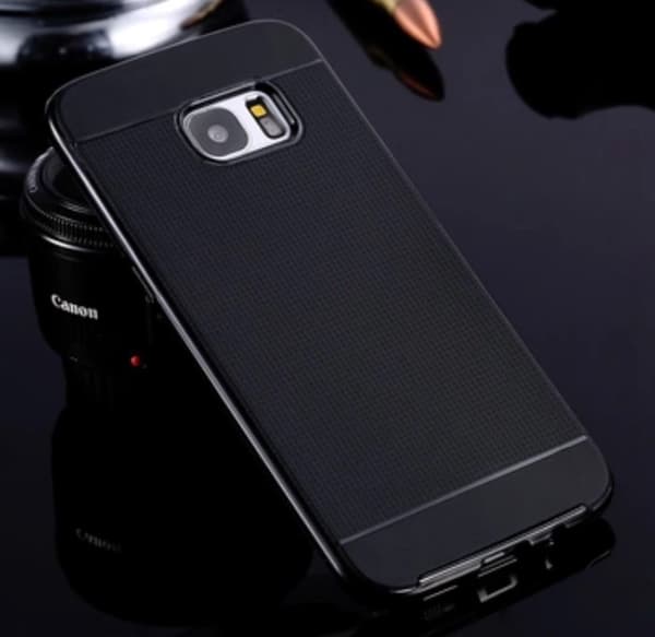 S7 EDGE Shockproof skal VIT