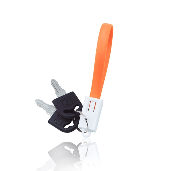 Praktisk Micro-USB Laddsladd/Datasync som Nyckelring från SYNTEX