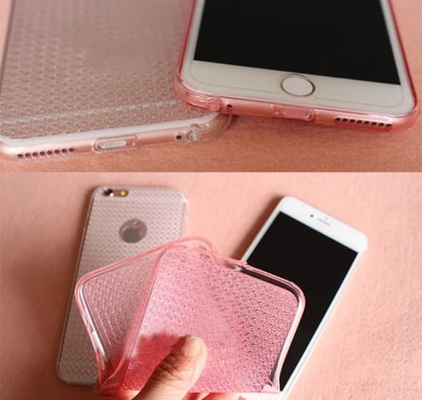 iPhone 6/6S - Elegant silikonskal (SPARKLING STONES) Nyhet!