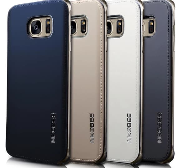 Samsung Galaxy S7 Edge - NKOBEE Stilrent Läderskal (ORIGINAL)