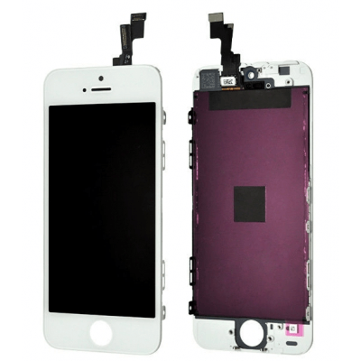 iPhone 5S LCD Skärm Display (AAA+ Kvalitet) VIT