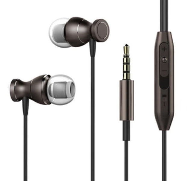 TOMKAS In-ear Magnetic MÖRKGRÅ
