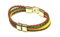 Miniatyrbild 1 av 2: Läderarmband rasta