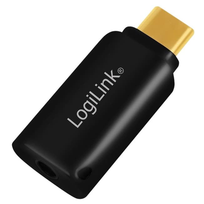 Logilink USB-C 3,5mm-ljudadapter m DAC