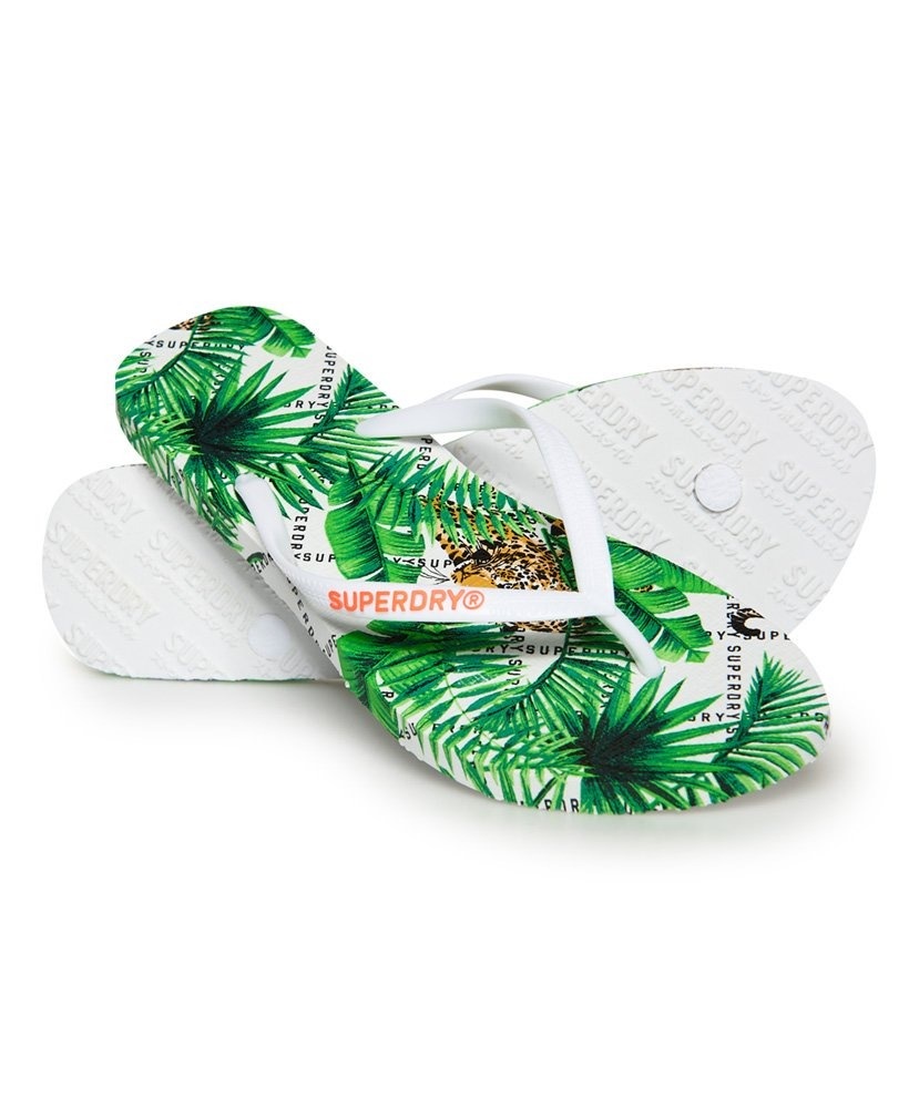 Superdry Sleek AOP Flipflop, Leopard Geo Sko CDON.COM Kjøp Superdry Superdry Beach Slide Blackpineapple Aop sko