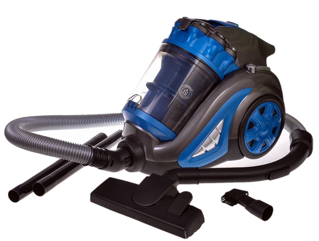 Herzberg Påslös Multi-Cyclone Dammsugare (HG-8047BLU)