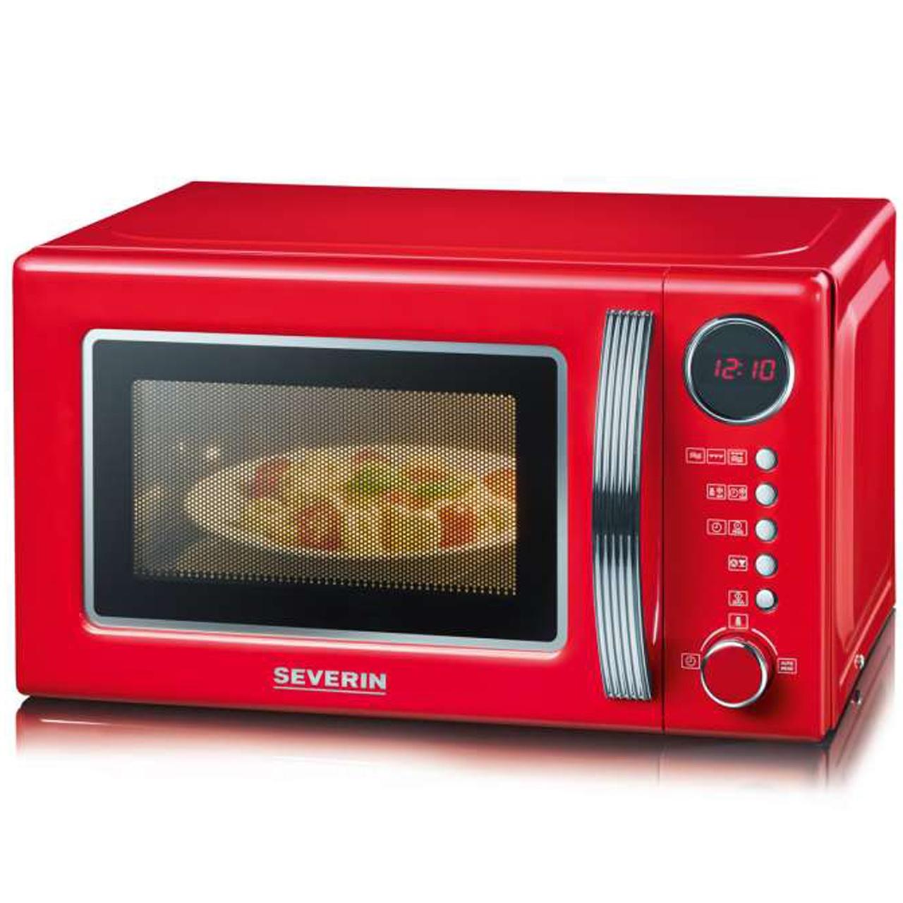 Severin Microwave Retro Grill Red