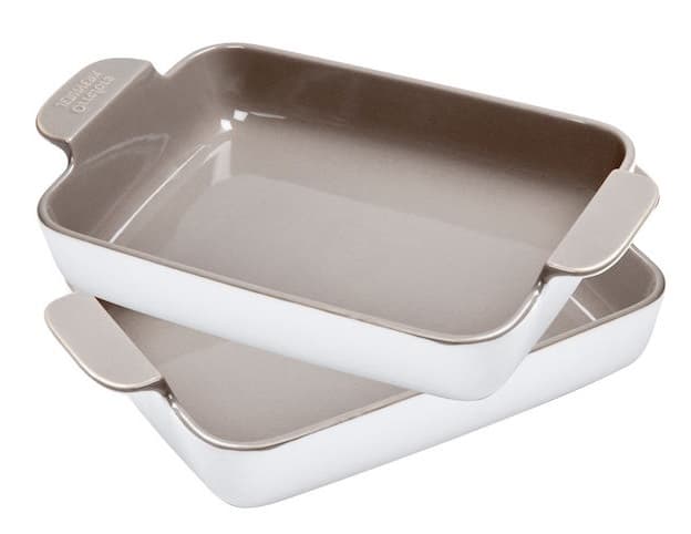 Orrefors Jernverk - Gratängset i keramik, Vit - 2-Pack