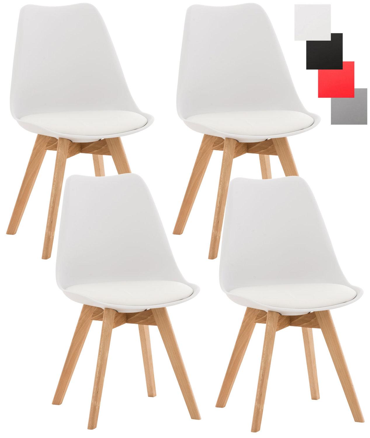 CLP 4-pack Spisebordsstol Linares Kunststof