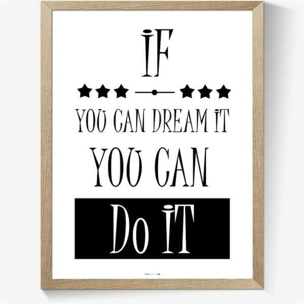 If you can dream it plakat
