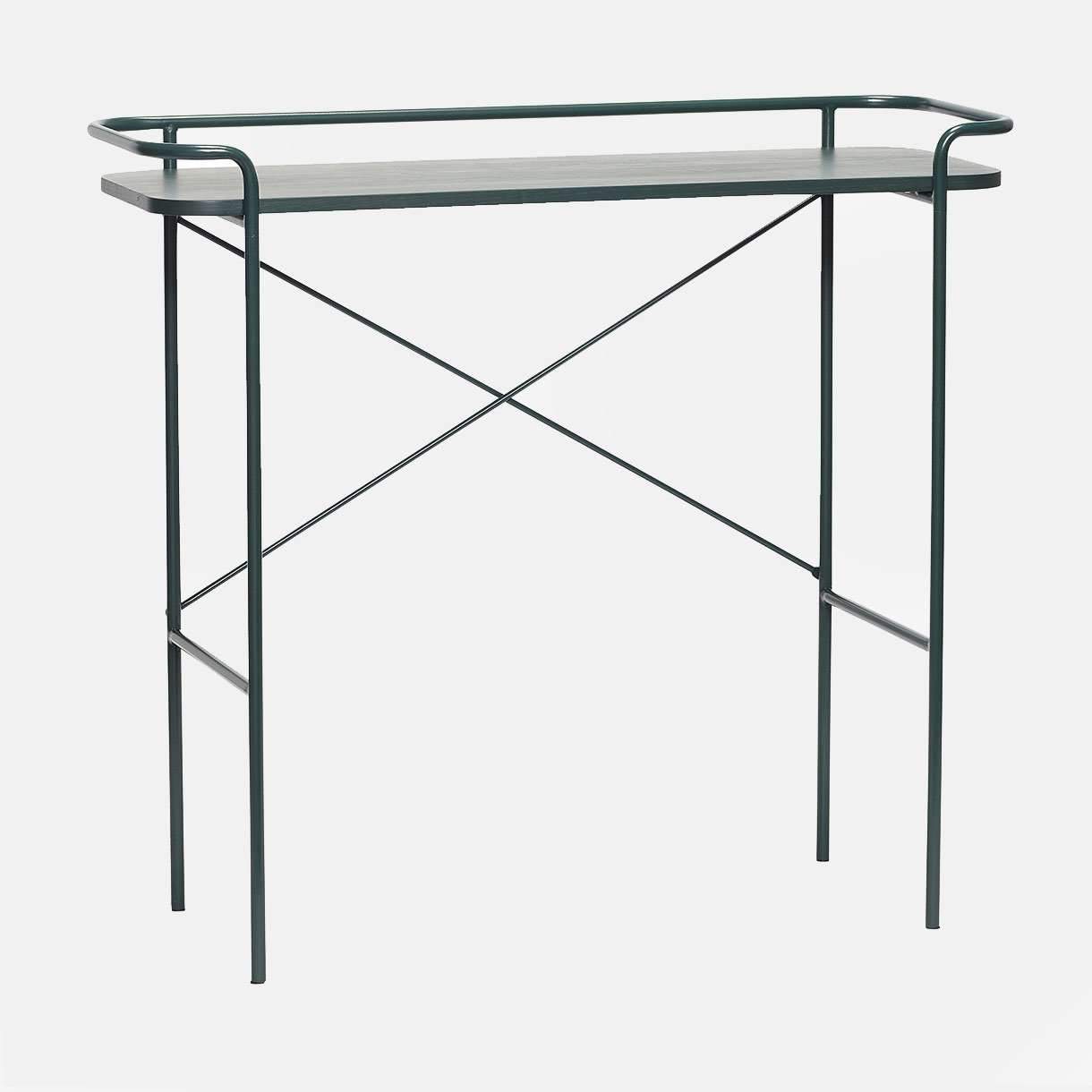 Konsolbord, metal, grøn