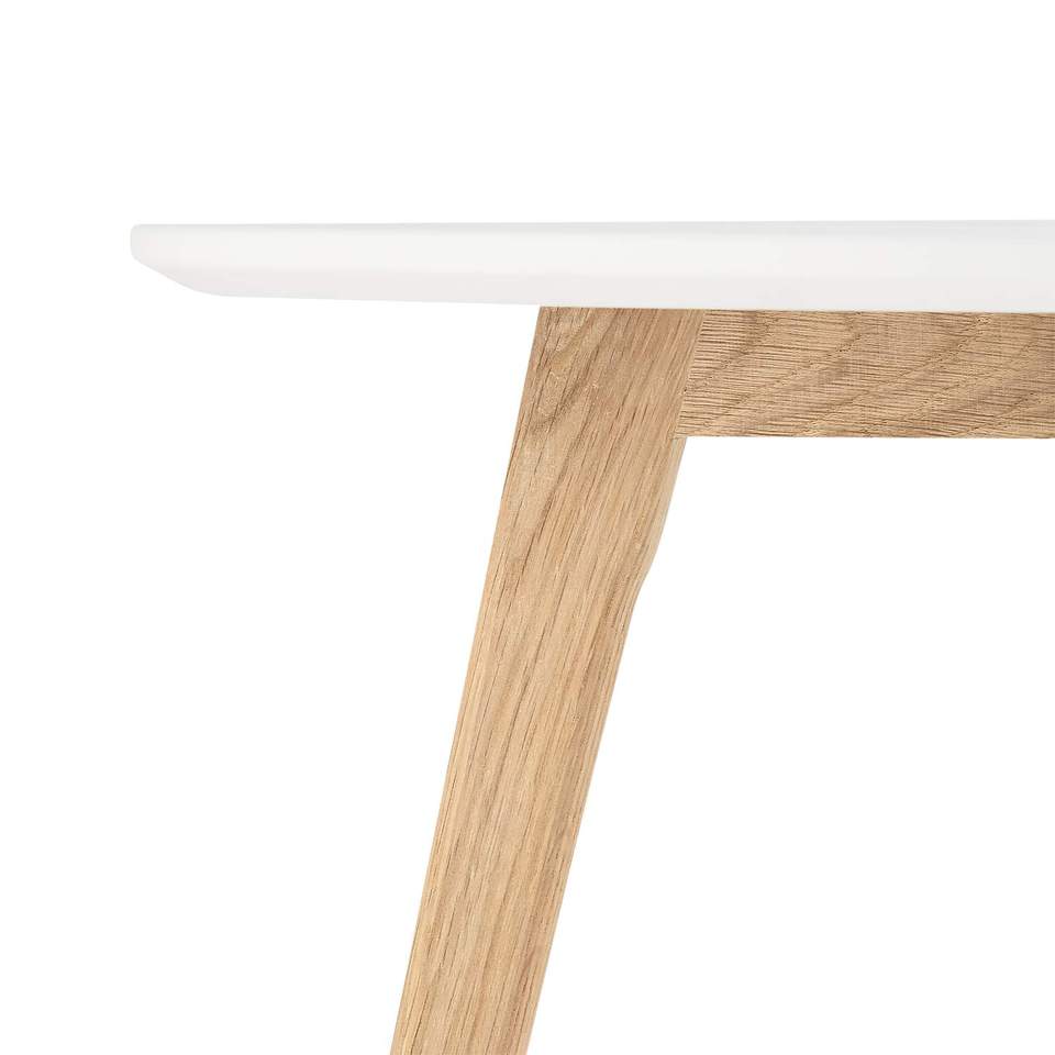 Furnhouse Life Sofabord, Hvid Top, Sort Træben, 60x60x45 cm Furnhouse Life Sofabord, Hvid Top, Sort Træben, 60x60x45 cm