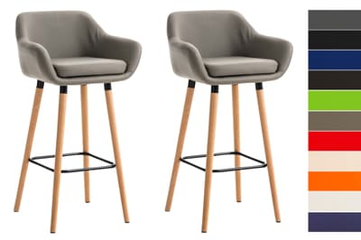 CLP 2-pack Barstol Grant Kunstlæder